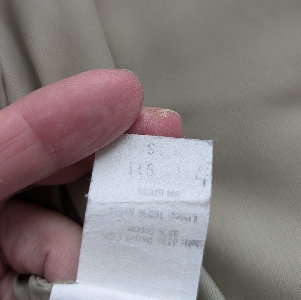 Vintage Jordache USA Beige Bomber Jacket Women’s Small Classic 80s Preppy Coat - Picture 10 of 13